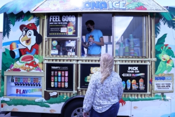 shaved ice truck